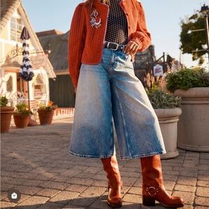 We the Free High Top Wide Leg Jeans